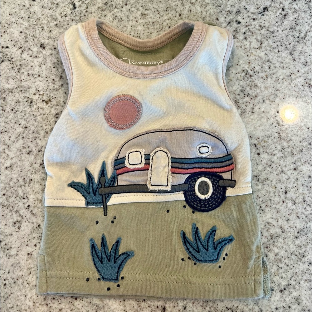 L’oved baby tank top shirt baby boy 3-6 months
